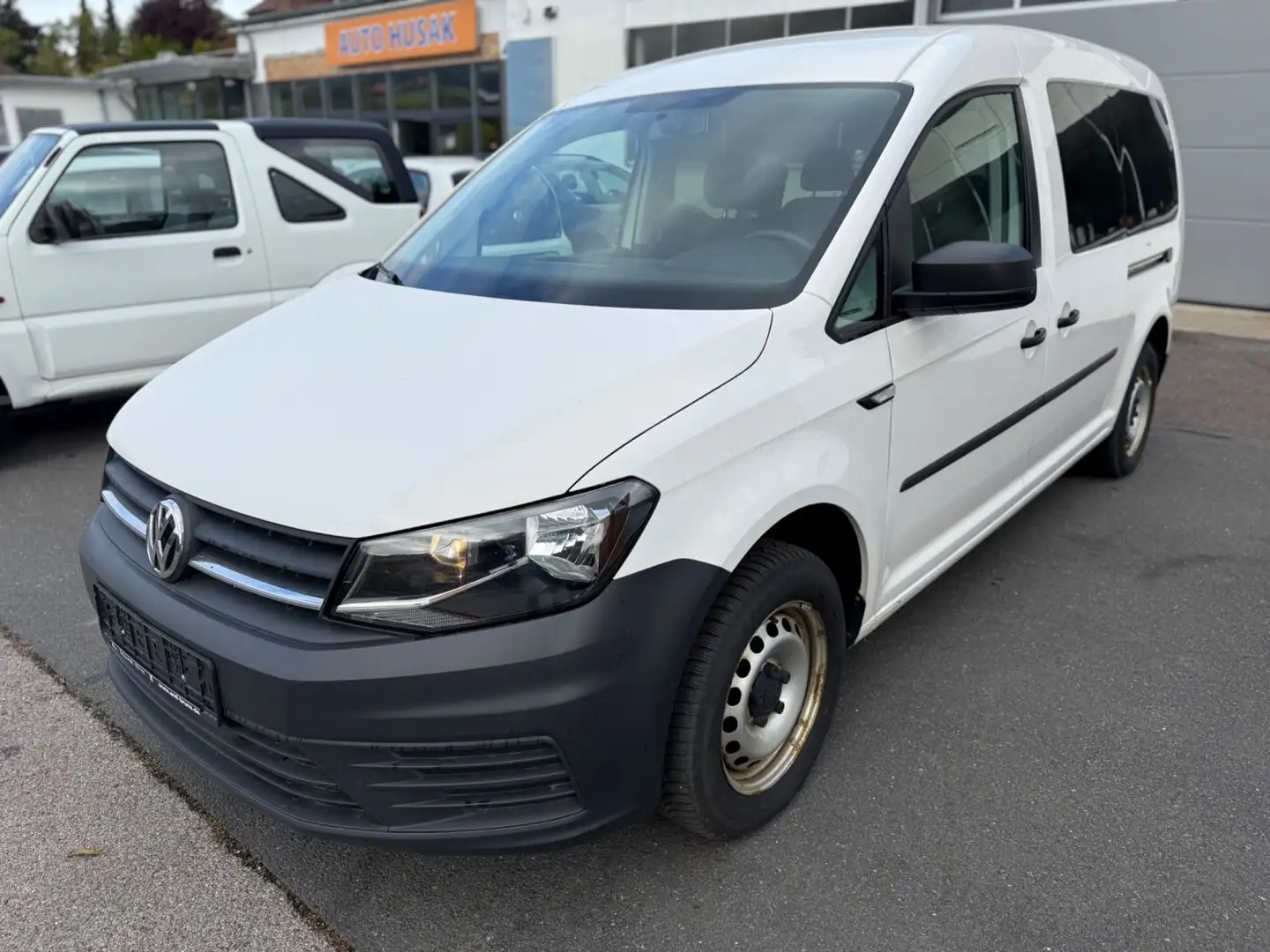 Volkswagen Caddy Maxi Kombi 2.0 TDI Behinderten Rollstuhl Weiß - 1