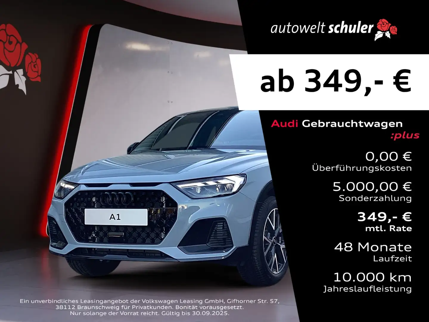 Audi A1 allstreet 30 1.0 TFSI S-tronic RFK LED SHZ Grau - 1