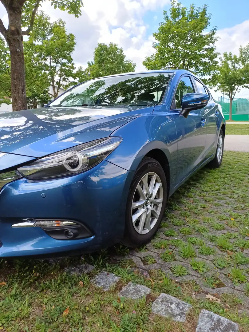 Mazda 3 3  SKYACTIV-G 120 Neu TÜV und Service Modrá - 1