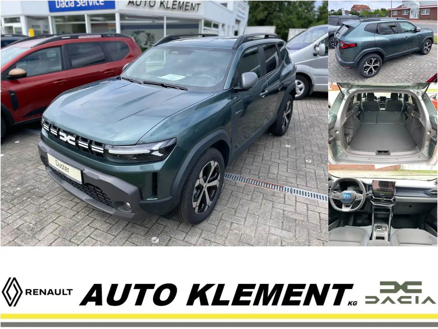 Dacia Duster Journey Hybrid 140, Automatik, 360° Kamera, Lenkra Groen - 1