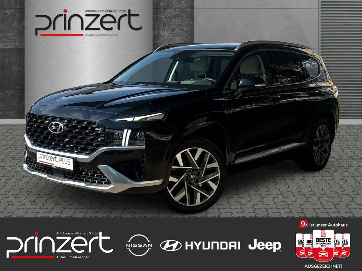 Hyundai SANTA FE 2.2 CRDi DCT "Signature" 4WD*Nappa*LM20" Schwarz - 1