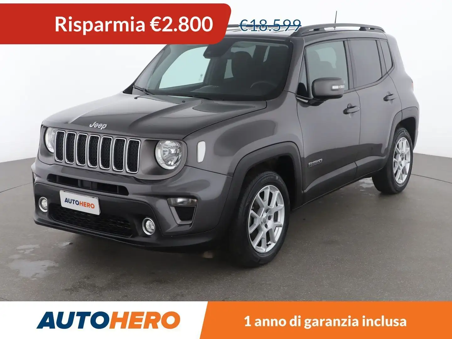 Jeep Renegade 1.6 M-Jet Limited 130 CV Grigio - 1