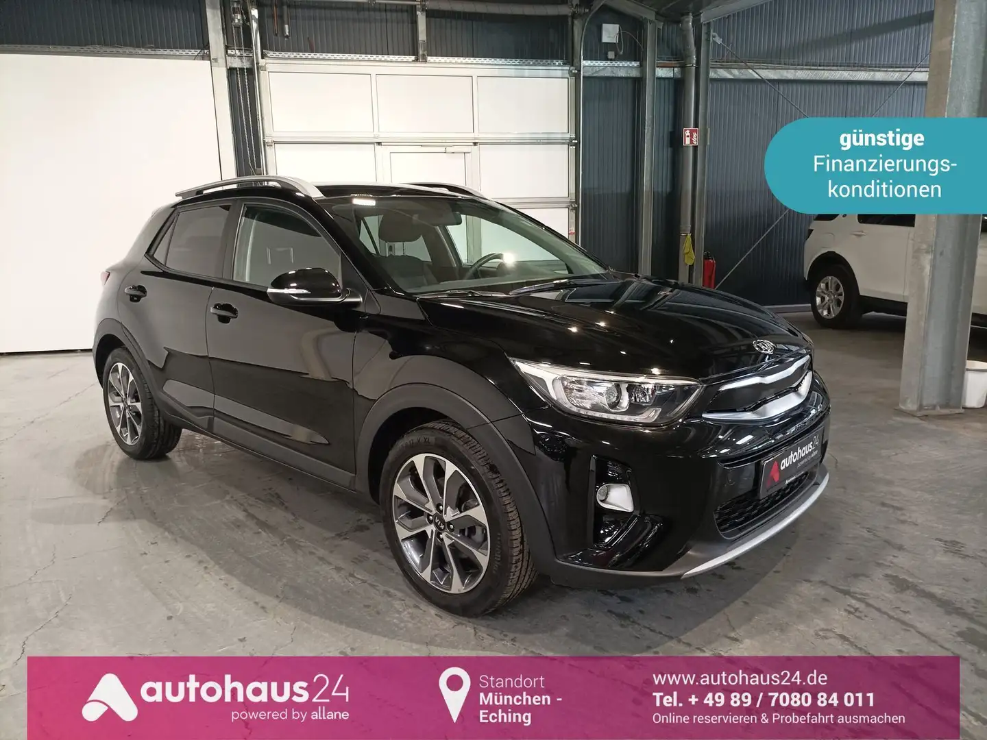 Kia Stonic 1.0 T-GDI Vision ParkPilot|Sitzhz|App. Fekete - 1