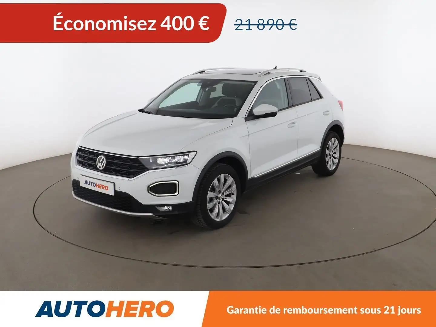 Volkswagen T-Roc 1.5 TSI EVO Carat DSG7 Blanc - 1