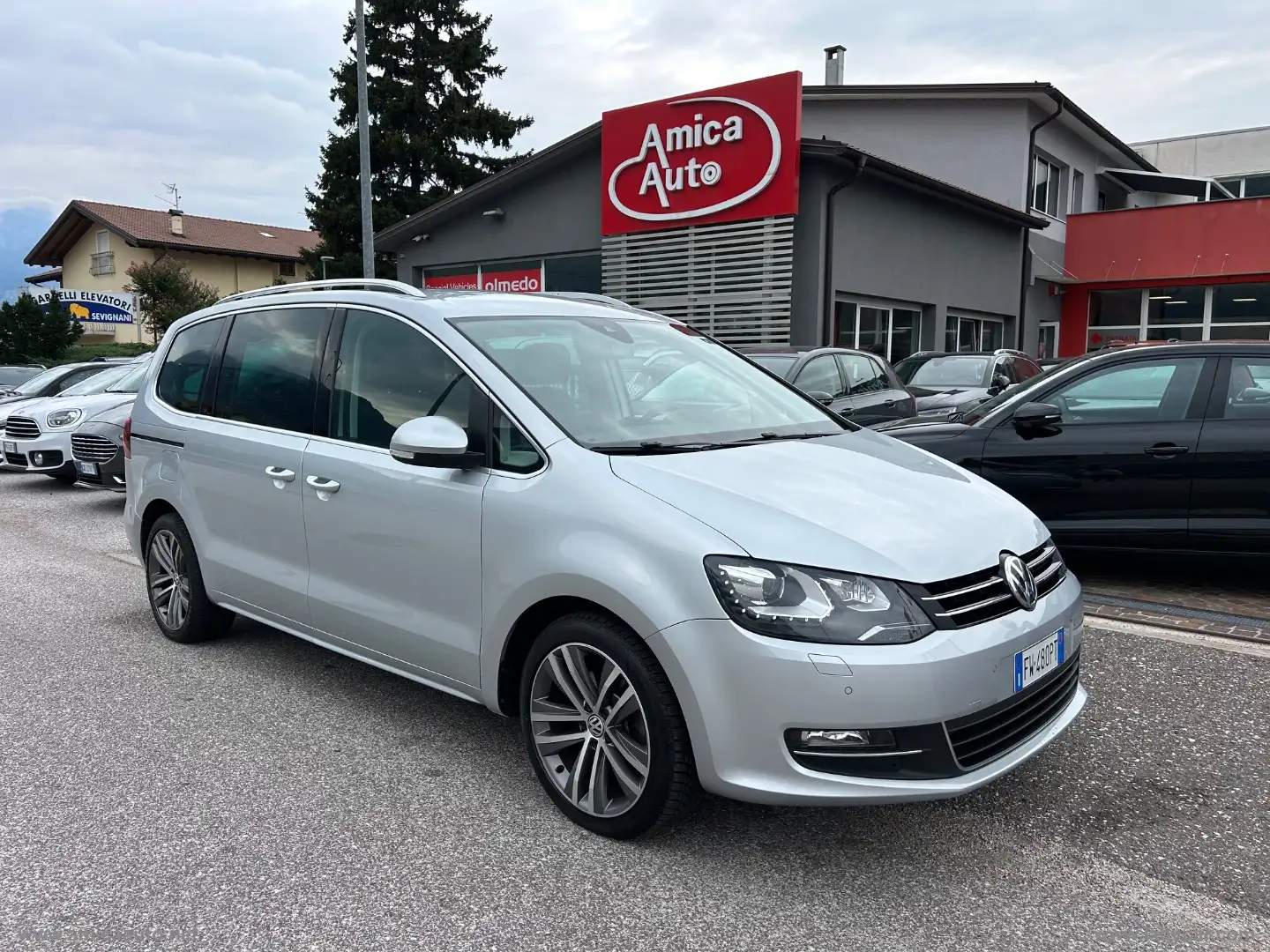 Volkswagen Sharan 2.0 TDI 150CV DSG Executive BMT 7 POSTI Argento - 2