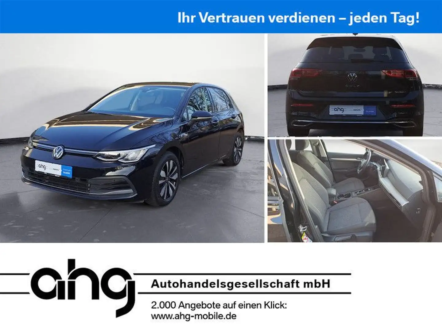 Volkswagen Golf 2.0 TDI SCR DSG Life Bluetooth PDC Klima DP Schwarz - 1