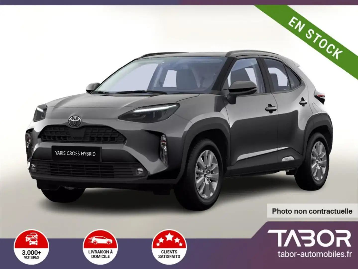 Toyota Yaris Cross 1.5 HEV 116 CVT cam SHZ ACC Gris - 1
