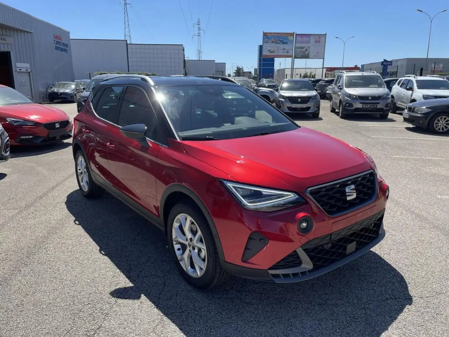 SEAT Arona FR 1.0 TSI 110cv DSG 7 + NEUF 0KM Rouge - 2