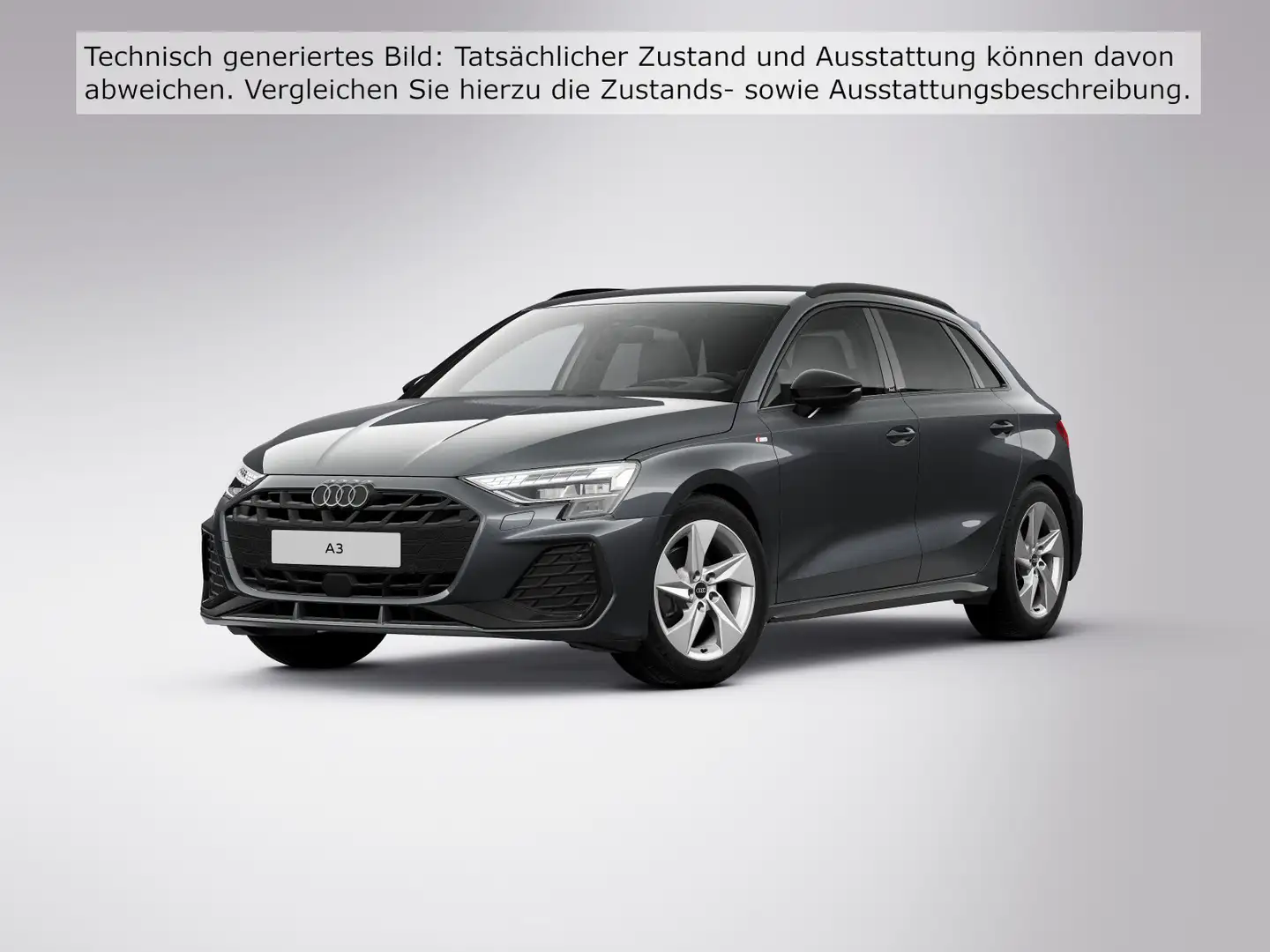 Audi A3 30 TFSI 2x S LINE LED SONOS HuD KAM Grau - 2