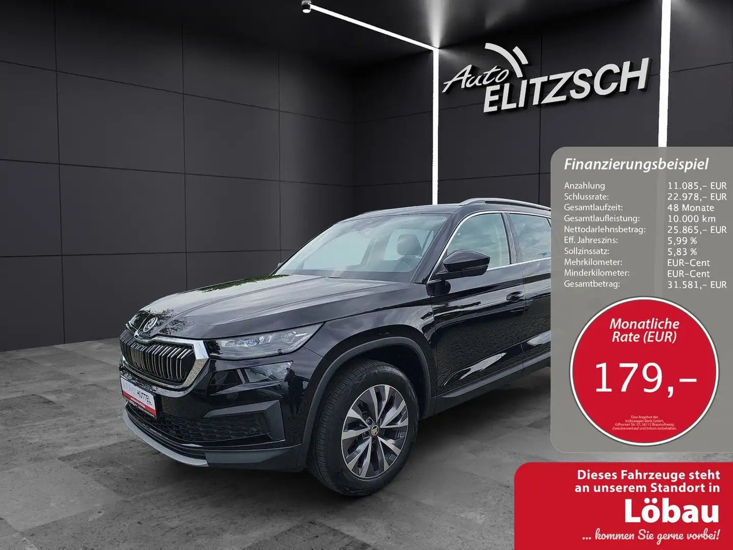 Skoda Kodiaq Style 2.0 TDI DSG AHK ACC LED Zwart - 1