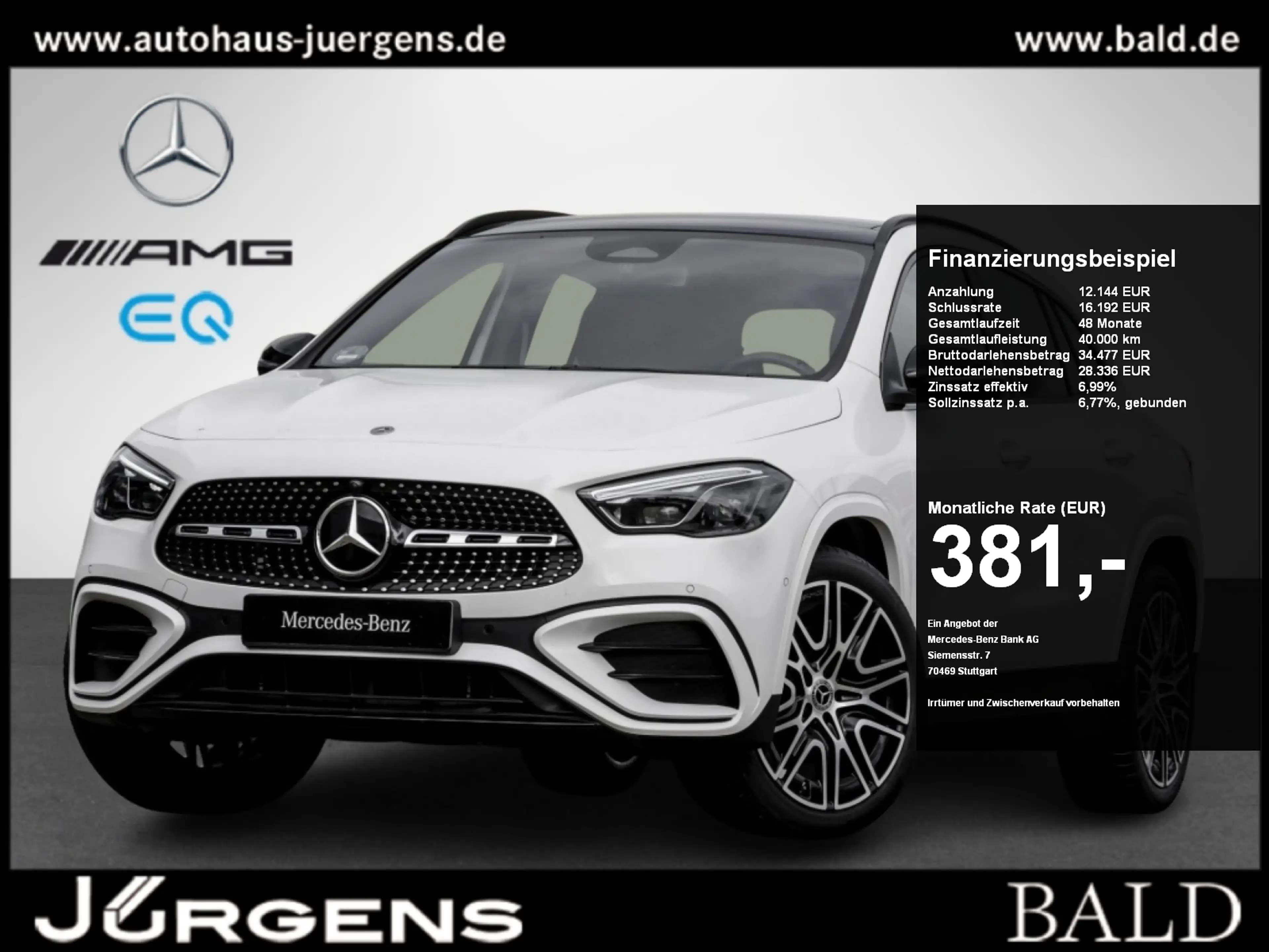 Mercedes-Benz GLA 200 AMG-Sport/Pano/AHK/MLB/Night/Distr/Ambi