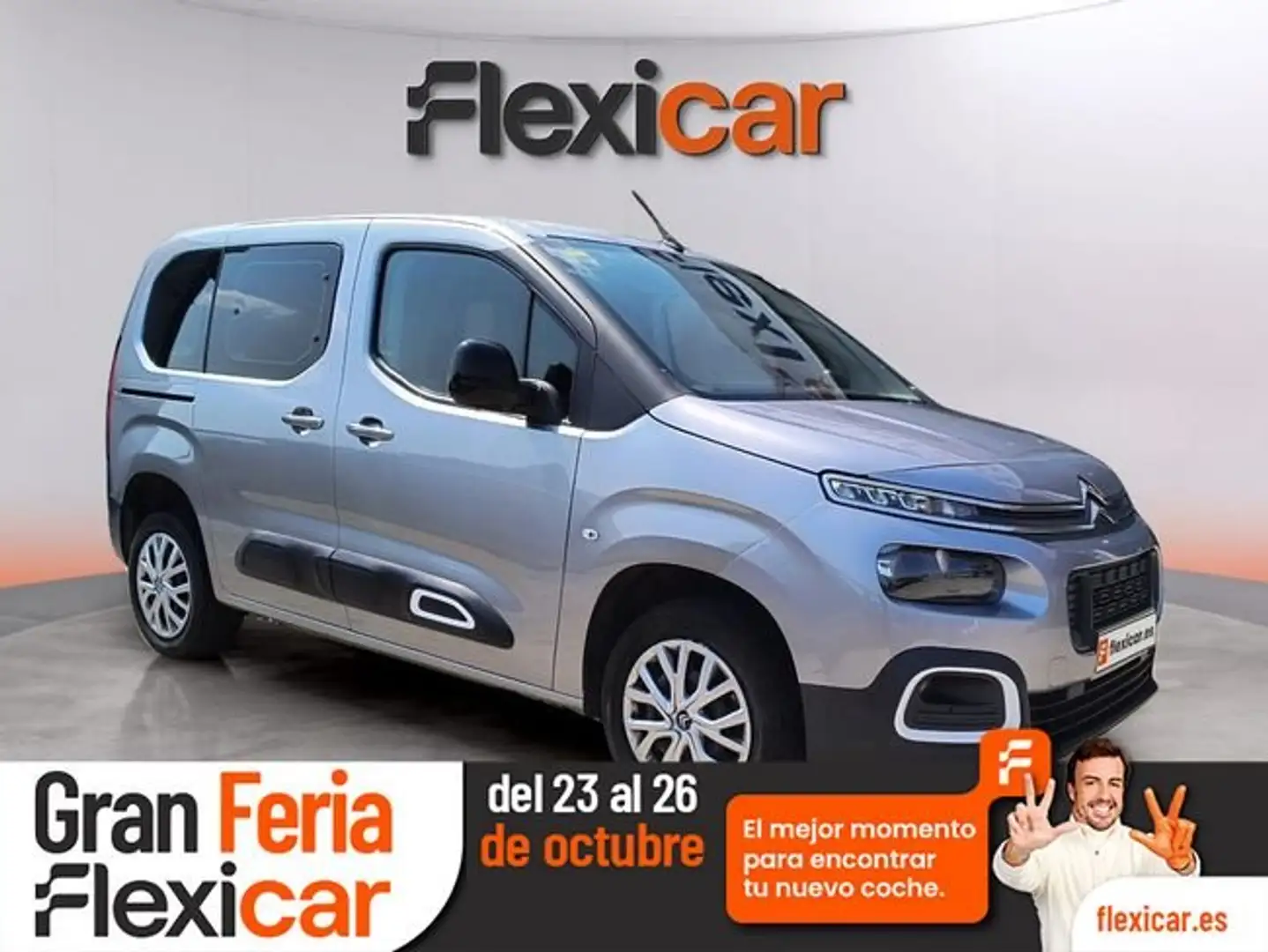 Citroen Berlingo Talla+M+BlueHDi+100+S%26S+FEEL Gris - 1