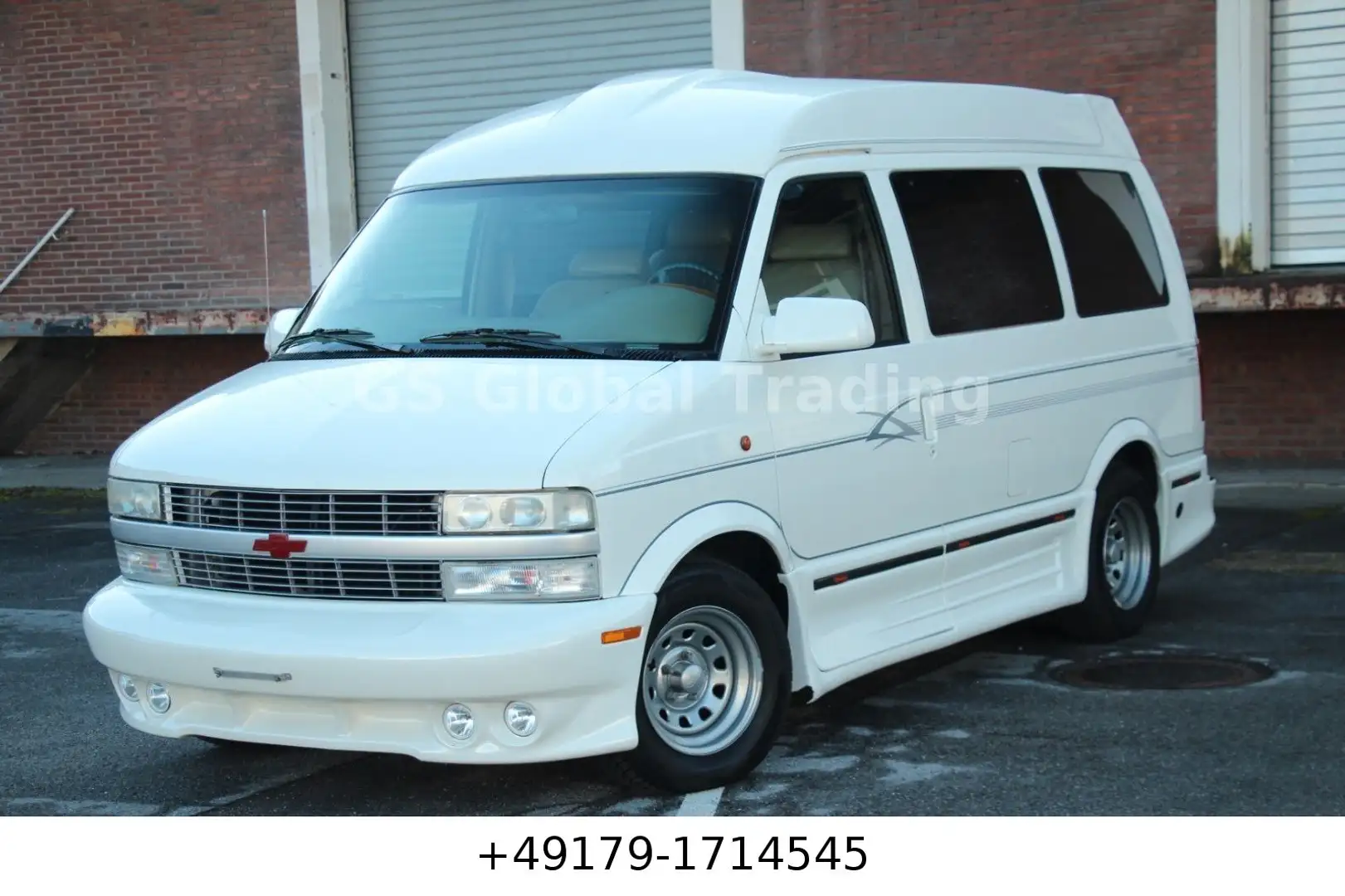 Chevrolet Astro 4,3 V6 Klima Leder Bett Holzapplik LPG-GAS Weiß - 1
