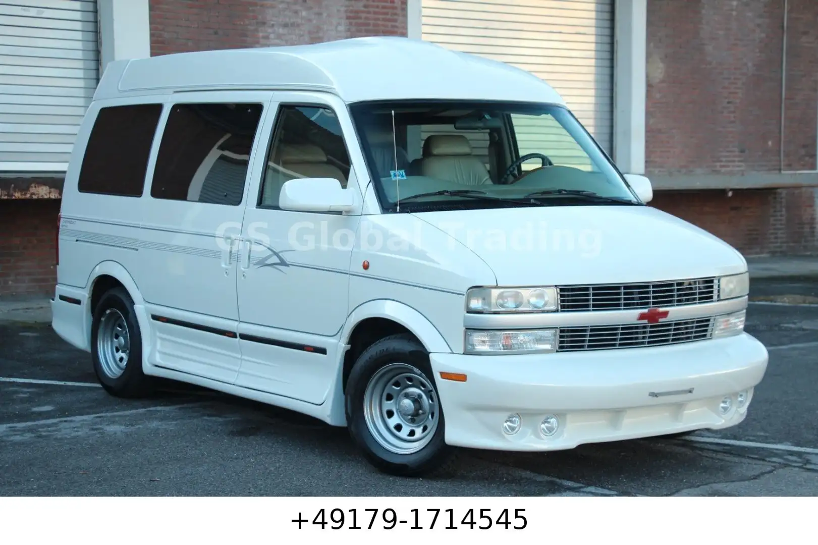 Chevrolet Astro 4,3 V6 Klima Leder Bett Holzapplik LPG-GAS Weiß - 2