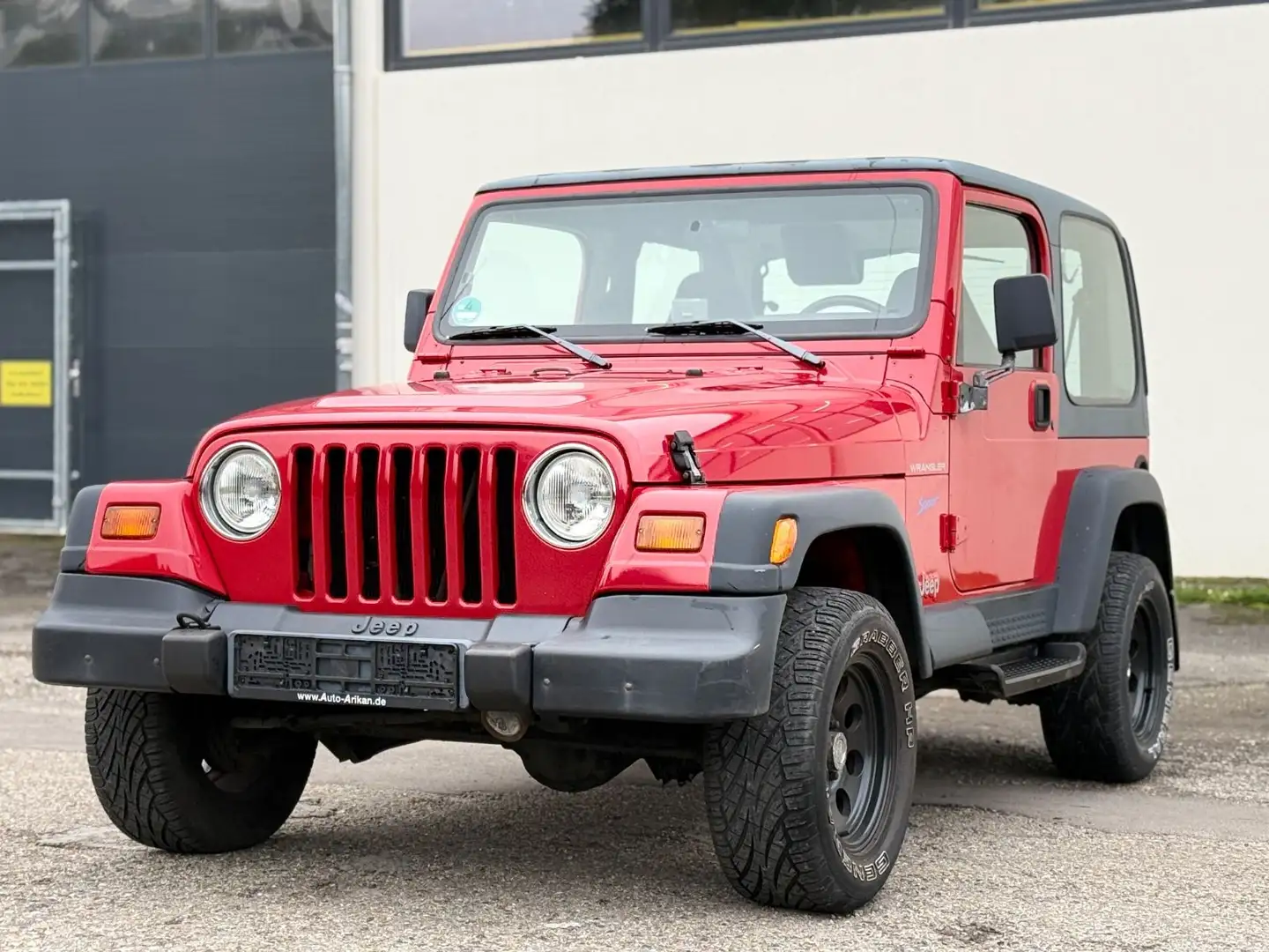 Jeep Wrangler Sport 2.5 4X4 AHK Fest/ Servo Rot - 1