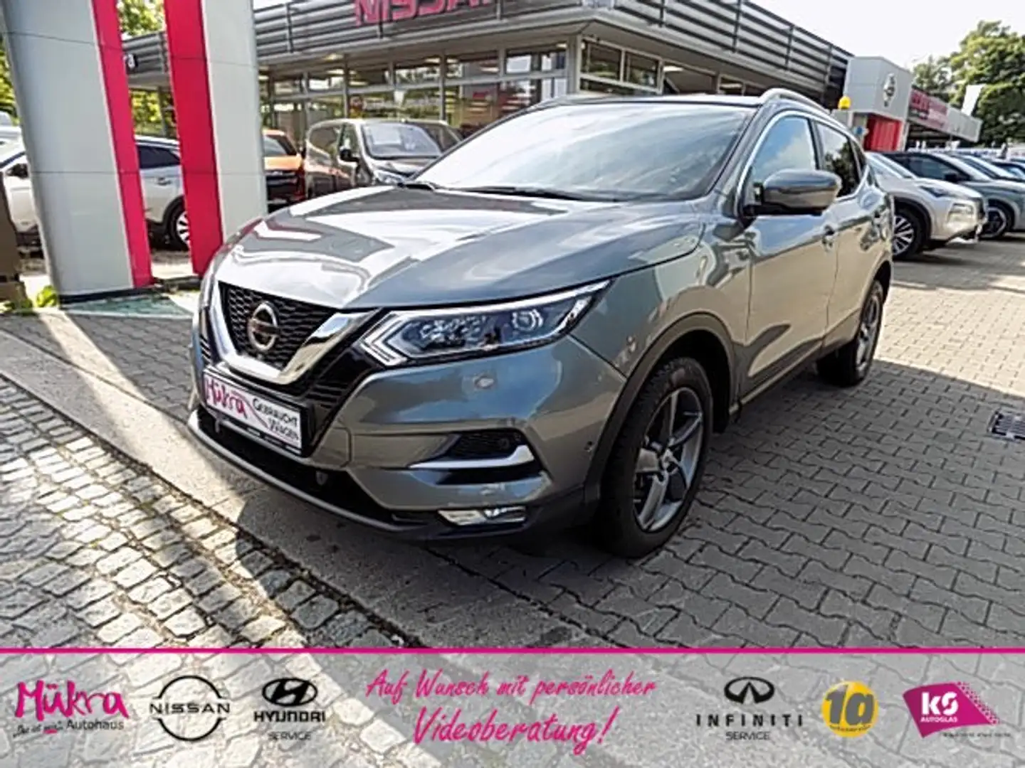 Nissan Qashqai Tekna 1.3 DIG-T 160 PS DCT 8fach Alu Klima Navi Gris - 1