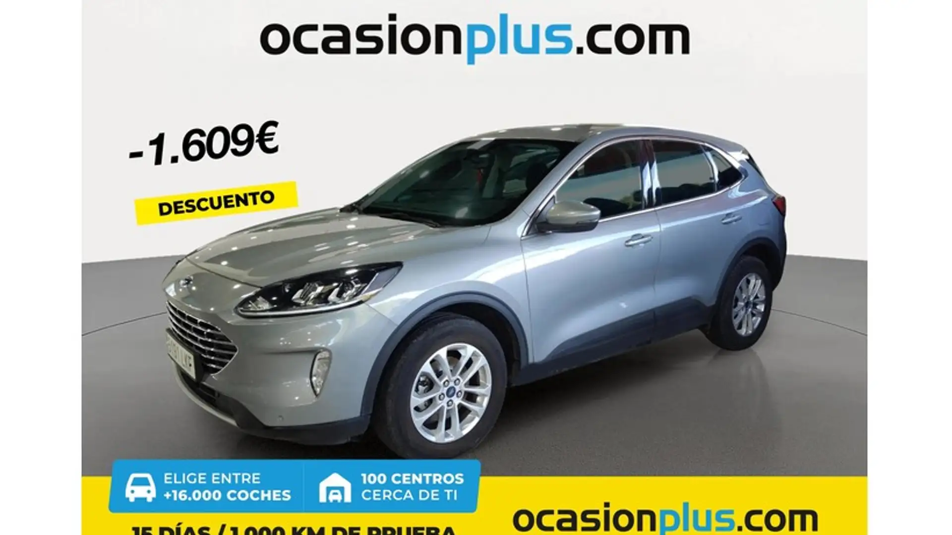 Ford Kuga 2.0 EcoBlue MEHV Titanium FWD 150 Plateado - 1