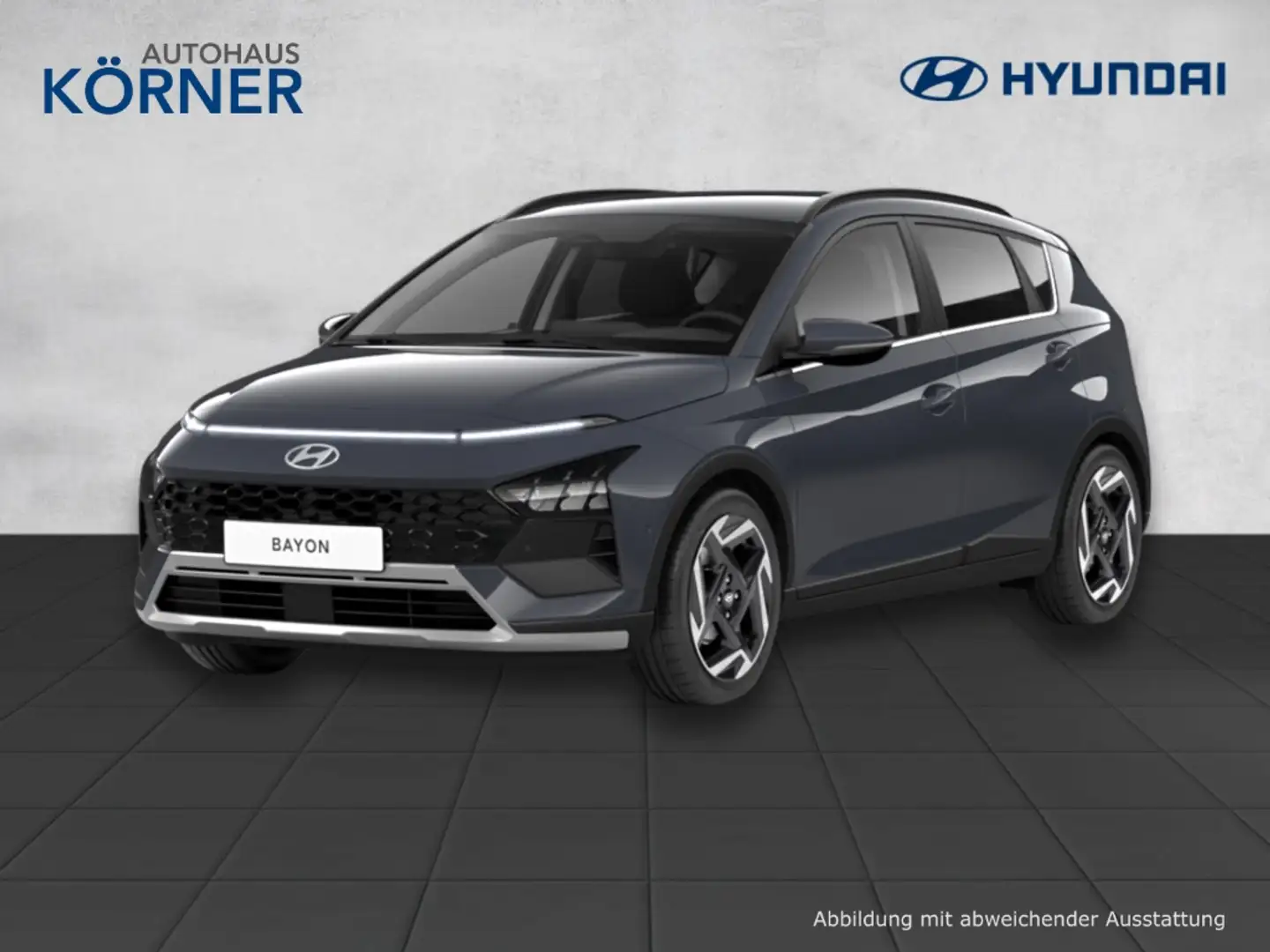 Hyundai BAYON 1.0 T-GDI 7-DCT TREND KOMFORTPAKET NAVI KEYLESS DA Grau - 1