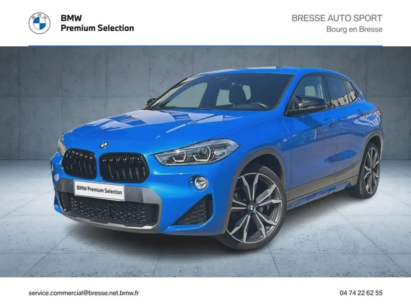BMW X2 sDrive18dA 150ch M Sport X Blau - 1