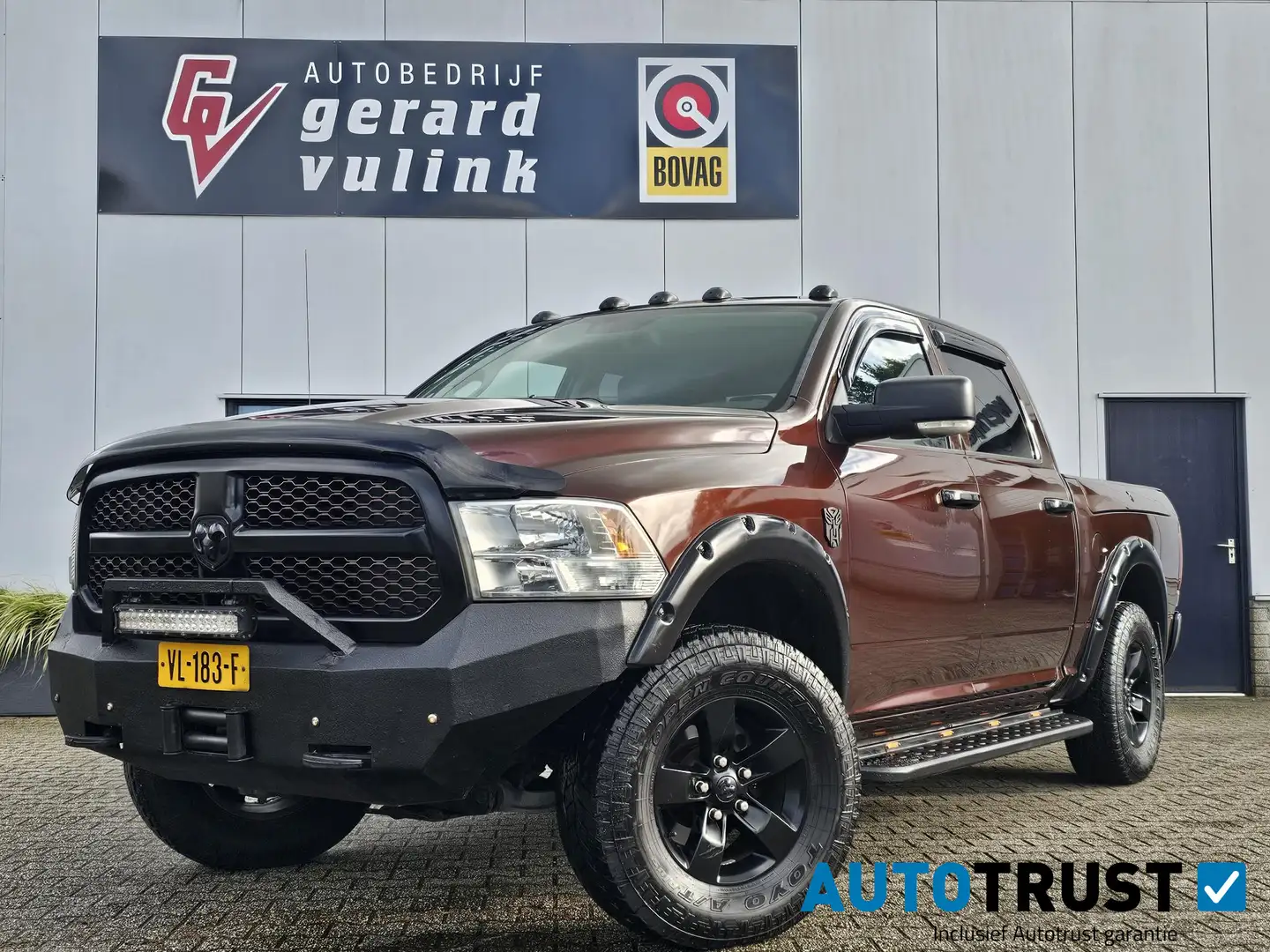 Dodge RAM 1500 3.6 V6 Crew Cab 6'4 4X4 LPG SCHUIF/KANTEL CAR Brun - 1