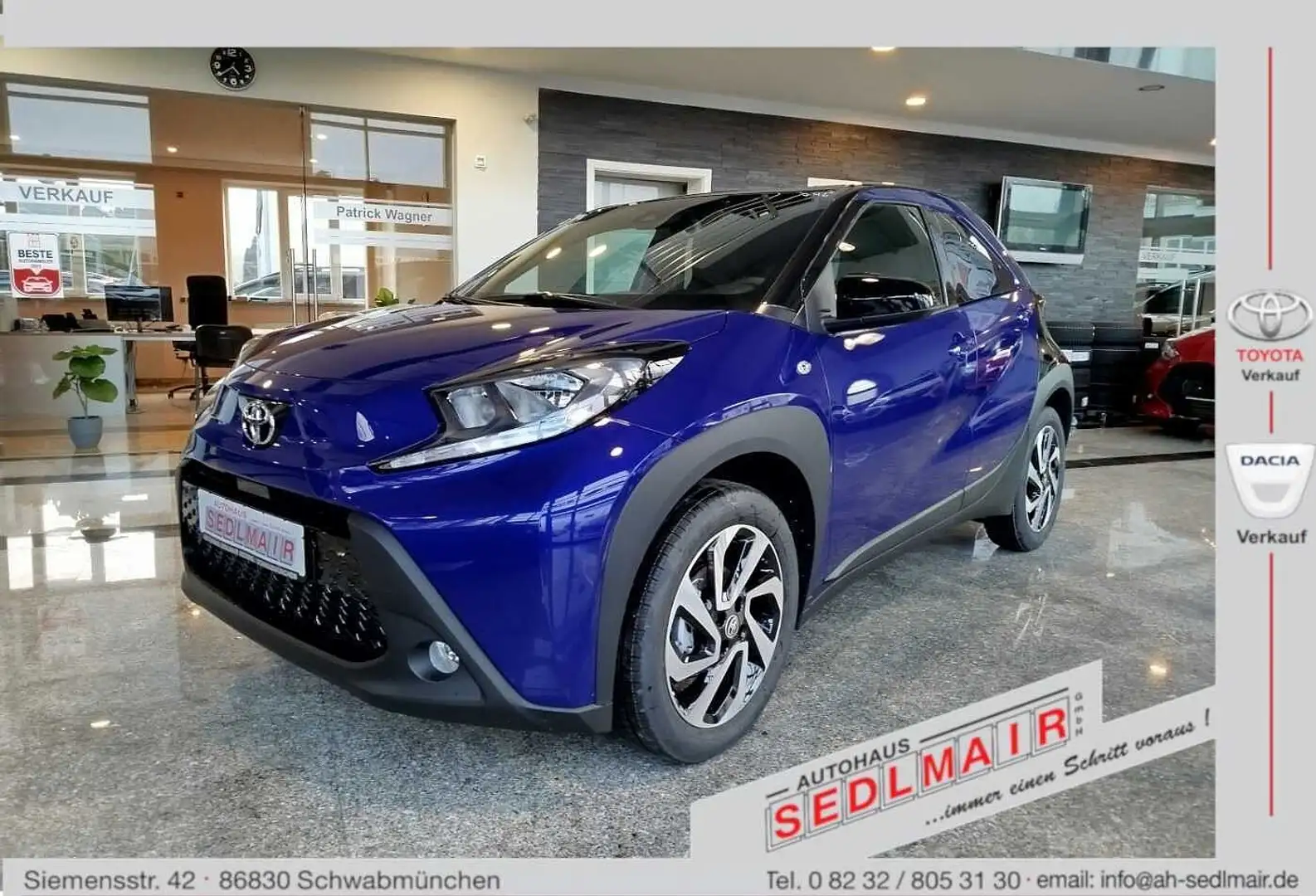 Toyota Aygo X Teamplayer KAMERA/SHZ/CARPLAY Blau - 1