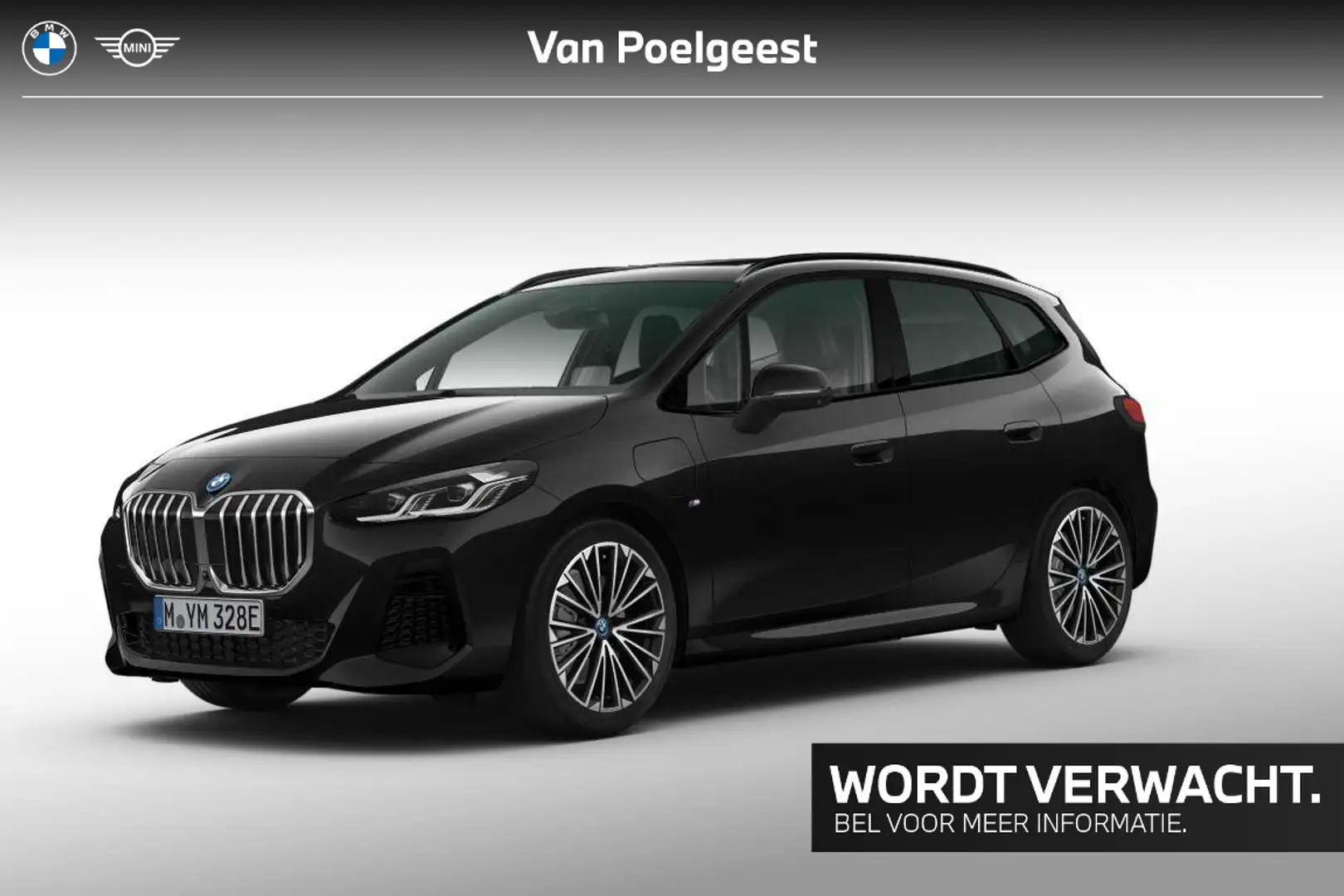 BMW 225 2 Serie Active Tourer 225e xDrive Innovation Pack Zwart - 1