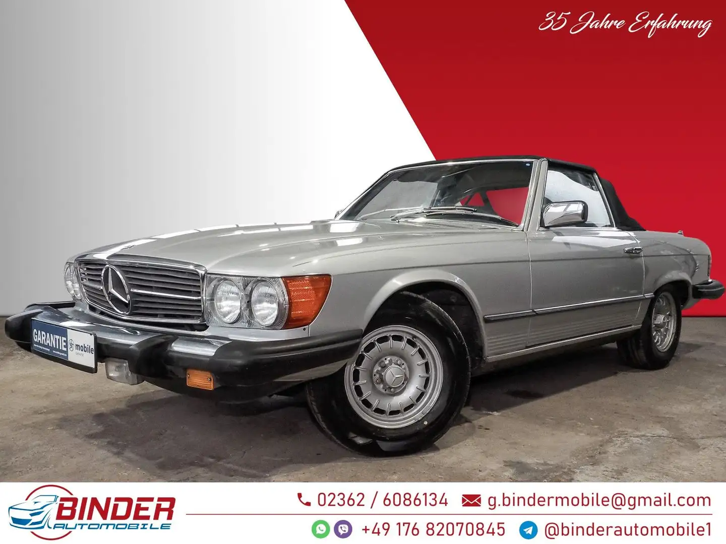 Mercedes-Benz SL 450 *TOP ZUSTAND !!!   H - KENNZEICHEN Argintiu - 1