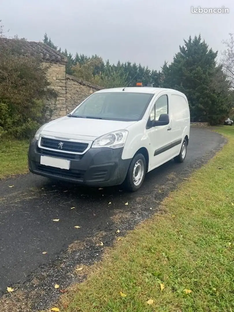 Peugeot Partner premium bhdi 100 Blanc - 1