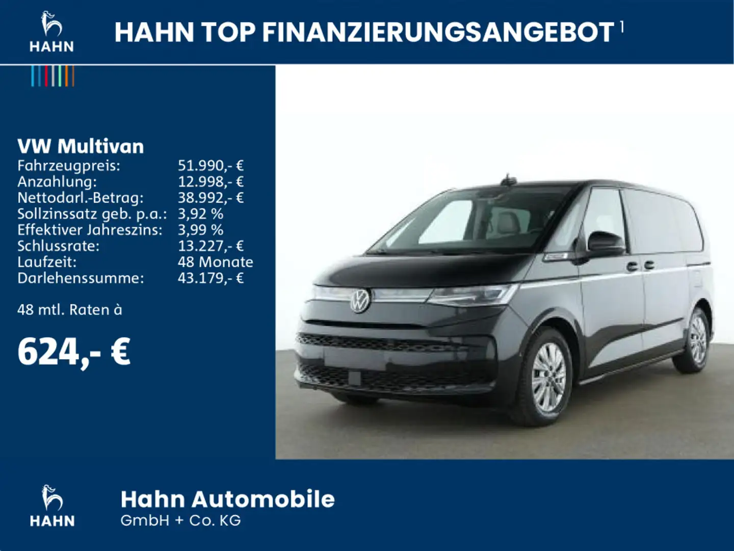 Volkswagen T7 Multivan T7 Multivan STYLE 1,4 eHybrid 160KW ACC PANO NAV Schwarz - 2