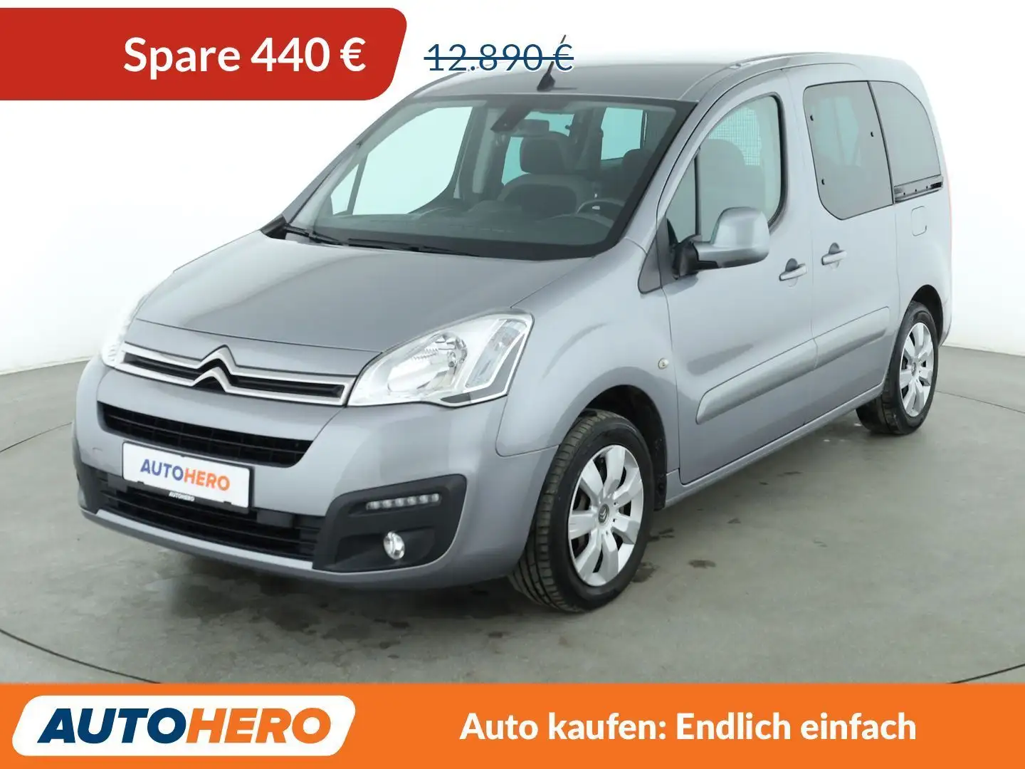 Citroen Berlingo 1.6 Blue-HDi Selection *NAVI*TEMPO*PDC*SHZ*AHK* Grau - 1