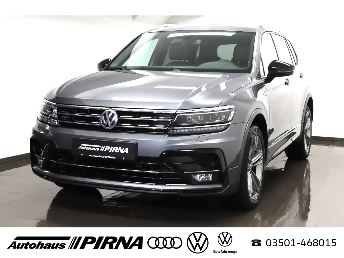 Volkswagen Tiguan Allspace 2.0 TDI Highline 4Motion R-Line-Paket LED NAVI Gris - 1