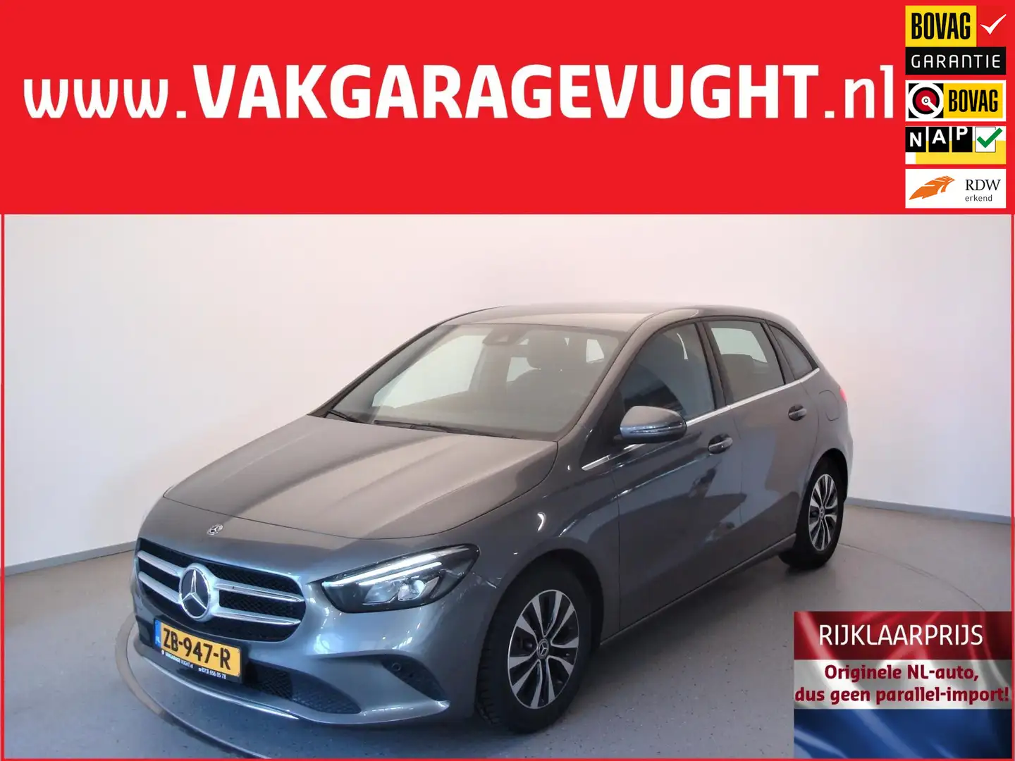 Mercedes-Benz B 180 136pk Business Solution Plus AUTOMAAT Grijs - 1