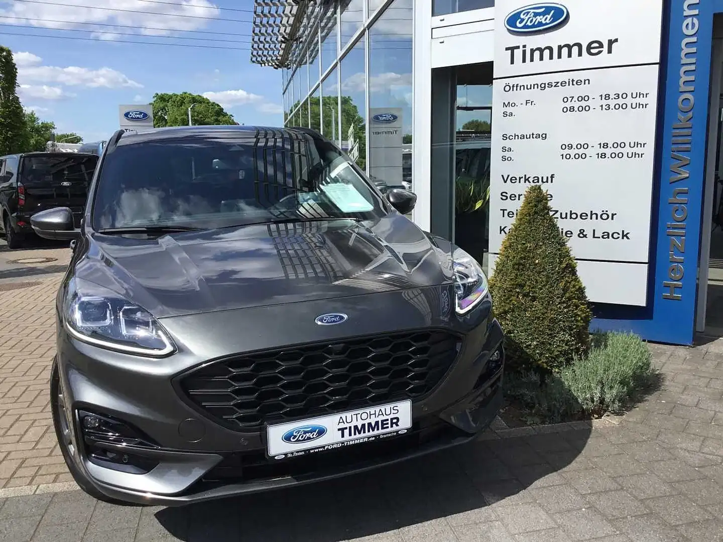 Ford Kuga PHEV 2.5 Duratec ST-Line LED Panoramadach Grau - 2