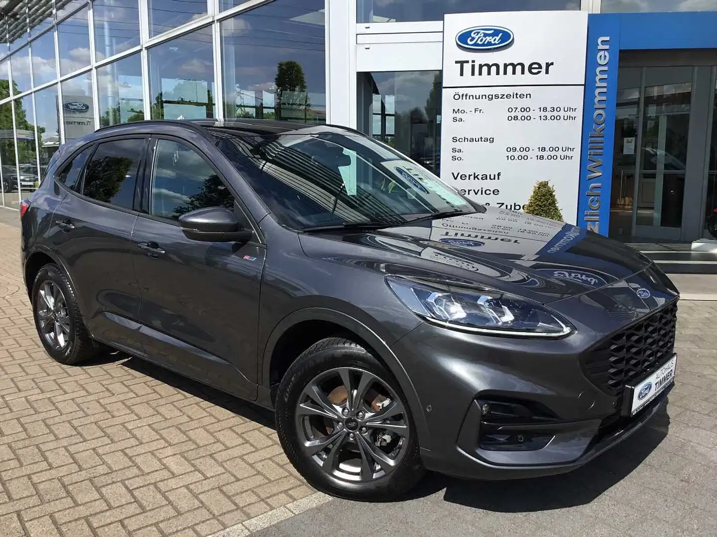 Ford Kuga PHEV 2.5 Duratec ST-Line LED Panoramadach Grau - 1
