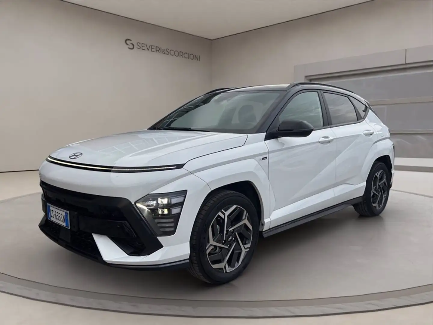 Hyundai KONA 1.6 gdi hev n line tech pack 2wd 141cv dct Blanc - 1