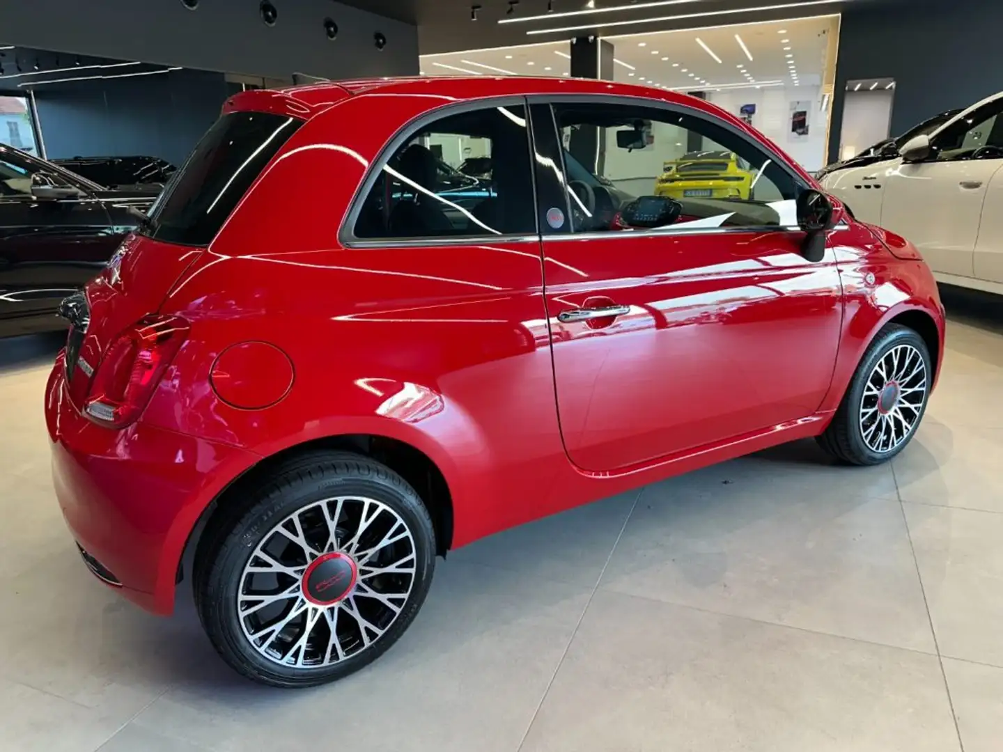 Fiat 500 1.0 Hybrid Red-CERCHI DA 16-TETTO PANORAMICO Rosso - 2