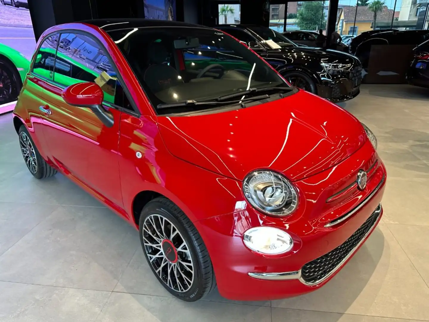 Fiat 500 1.0 Hybrid Red-CERCHI DA 16-TETTO PANORAMICO Rosso - 1
