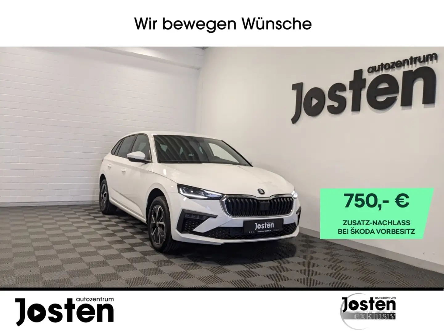 Skoda Scala 1.0 TSI DSG Selection MTRX SHZ Navi CarPlay Weiß - 1