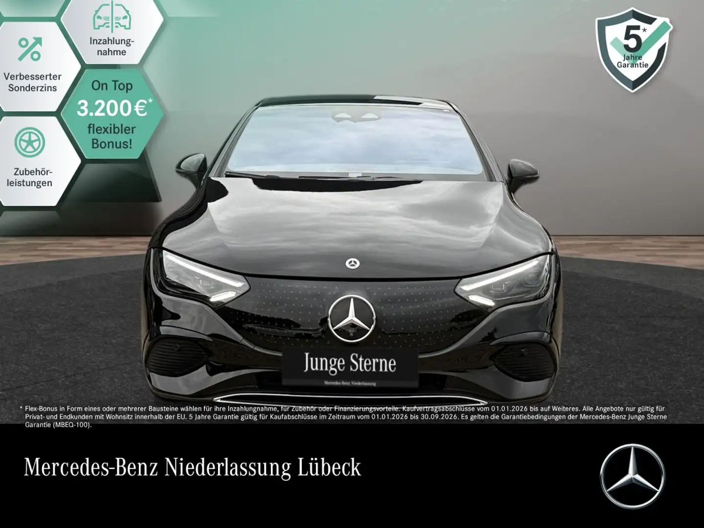 Mercedes-Benz EQE 350 4Matic Avantgarde Fahrass WideScreen HUD Schwarz - 1