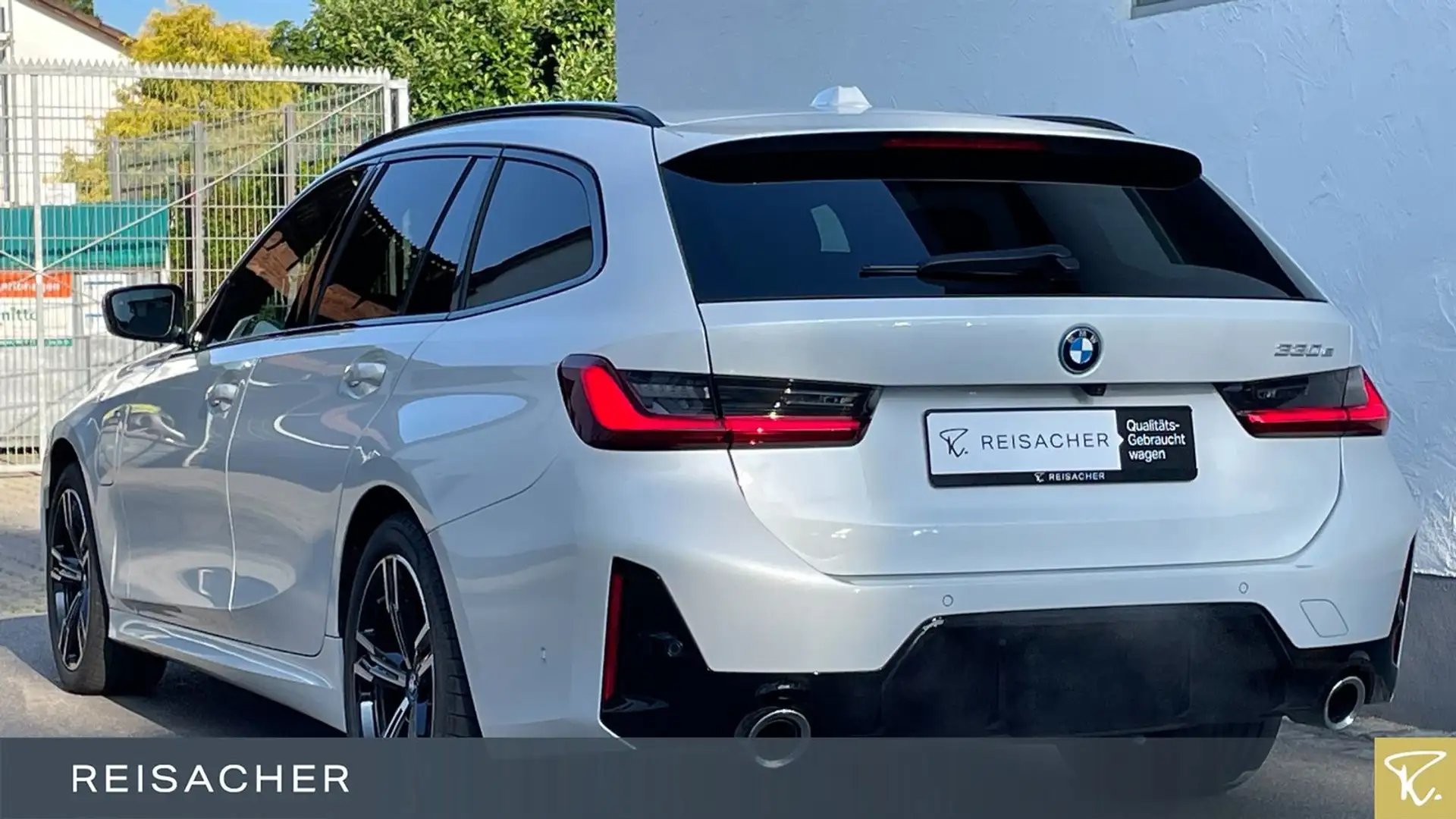 BMW 330 e A Tou M-Sport,Autom Blanc - 2