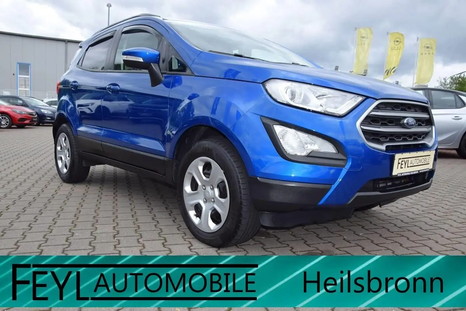 Ford EcoSport ECOSPORT 1.0 EcoBoost, Navi + AHK Blau - 1