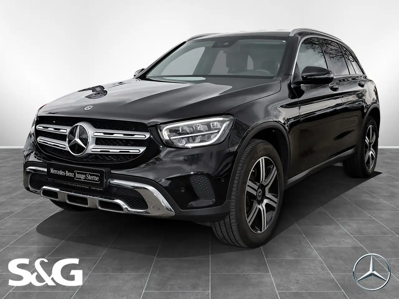 Mercedes-Benz GLC 300 de 4M KAMERA+TOTWINKEL+SPURHALTE+LED+19" — миниатюра 1