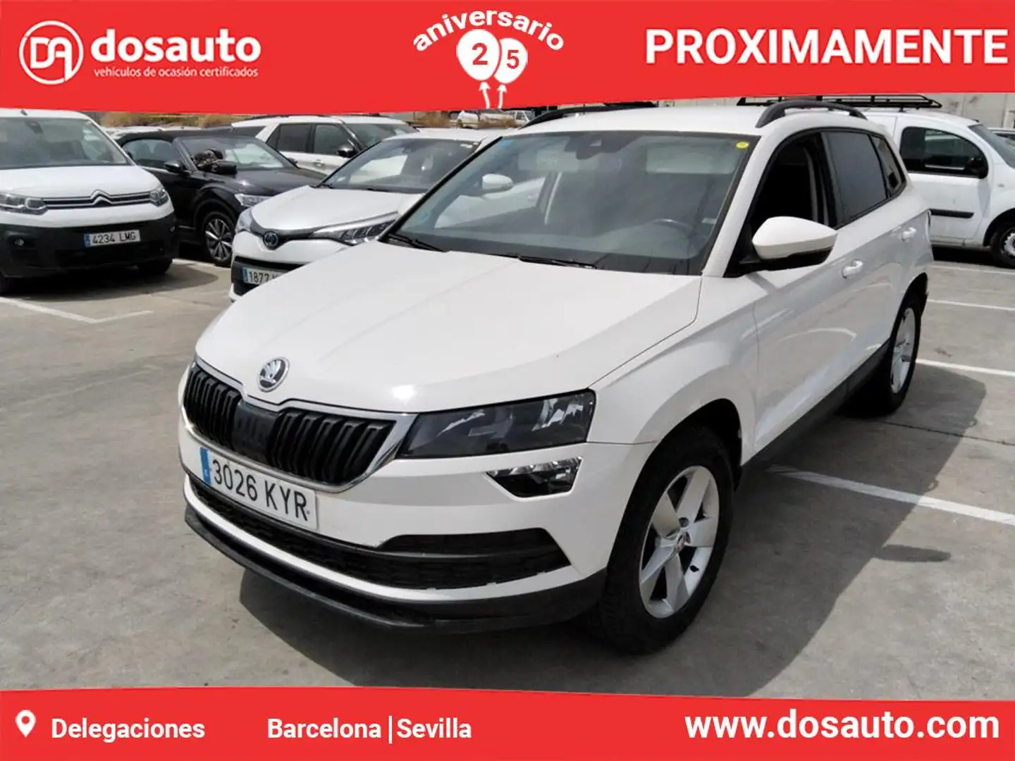 Skoda Karoq 2.0TDI AdBlue Ambition 4x4 DSG 110kW Blanco - 1
