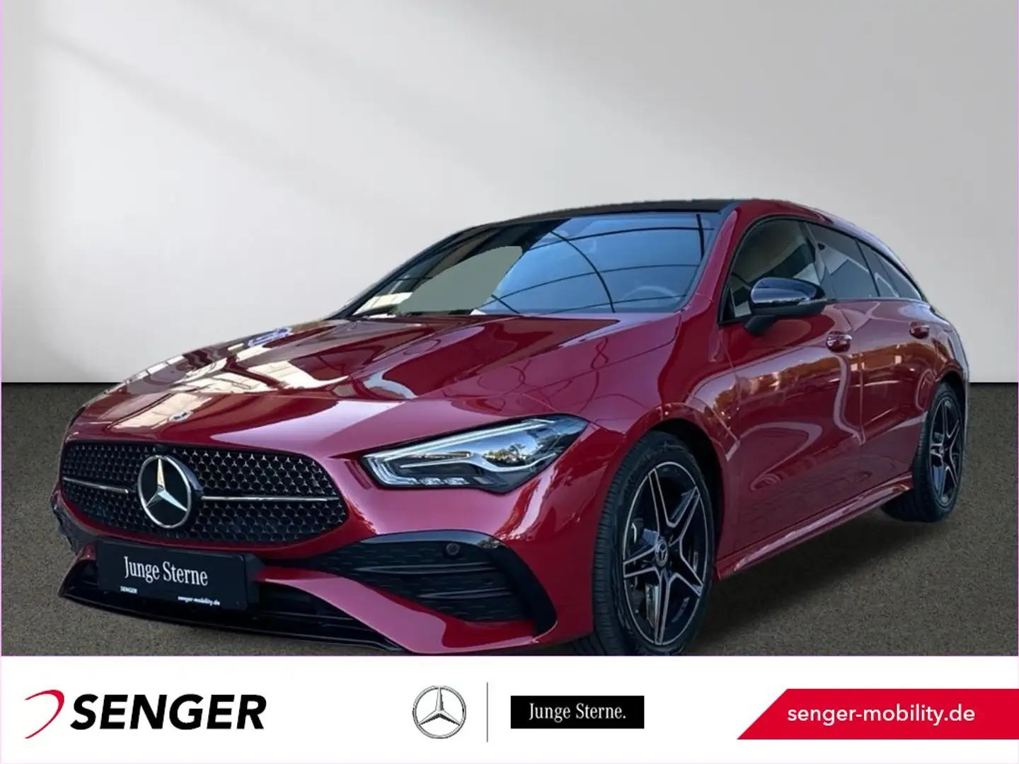 Mercedes-Benz CLA 250 4M SB AMG Night Kamera Panorama LED AHK Červená - 1