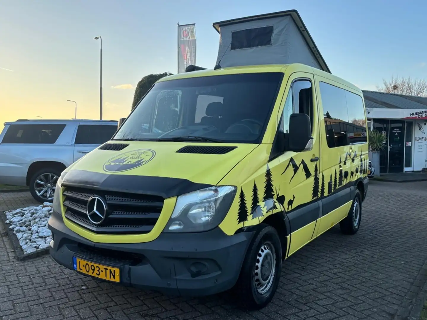 Mercedes-Benz SPRINTER 316 CDI Aut 2016 Camper Zonnepanelen Gelb - 1