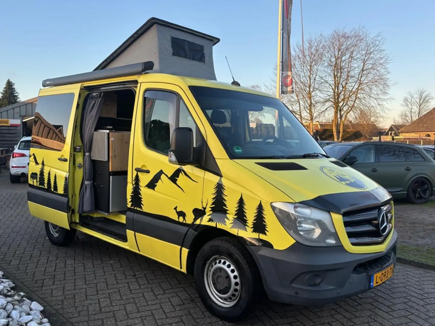 Mercedes-Benz SPRINTER 316 CDI Aut 2016 Camper Zonnepanelen Gelb - 2
