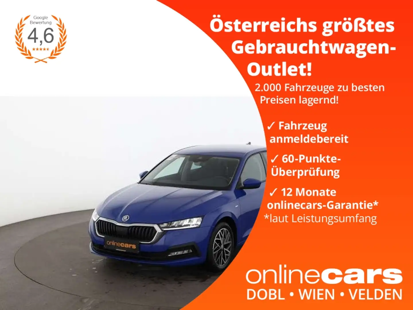 Skoda Octavia 2.0 TDI Clever Aut LED AHK R-CAM SITZHZG Blau - 1