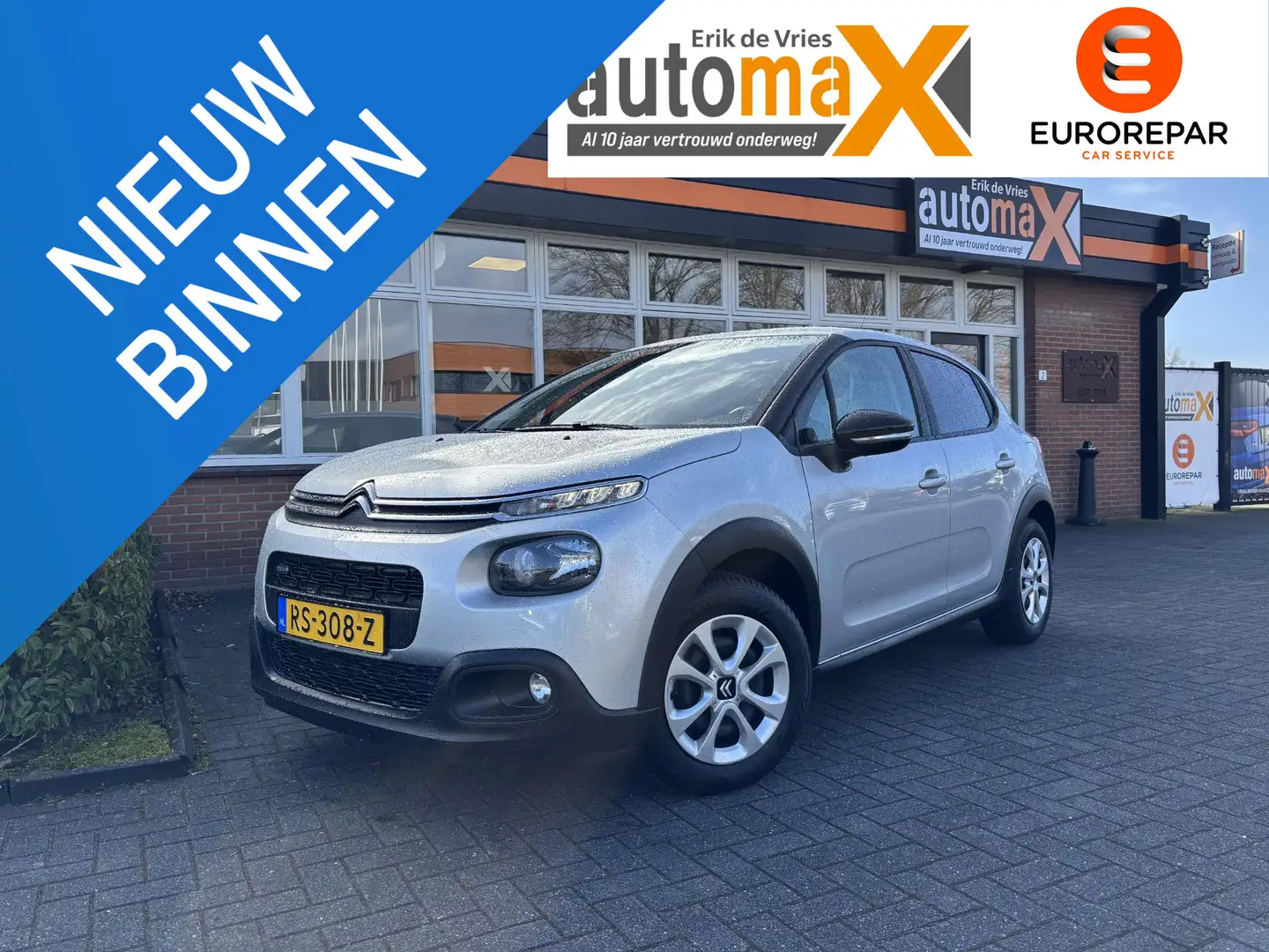 Citroen C3 1.2 PureTech Feel |Navi|Cruise|Climate| Gris - 1