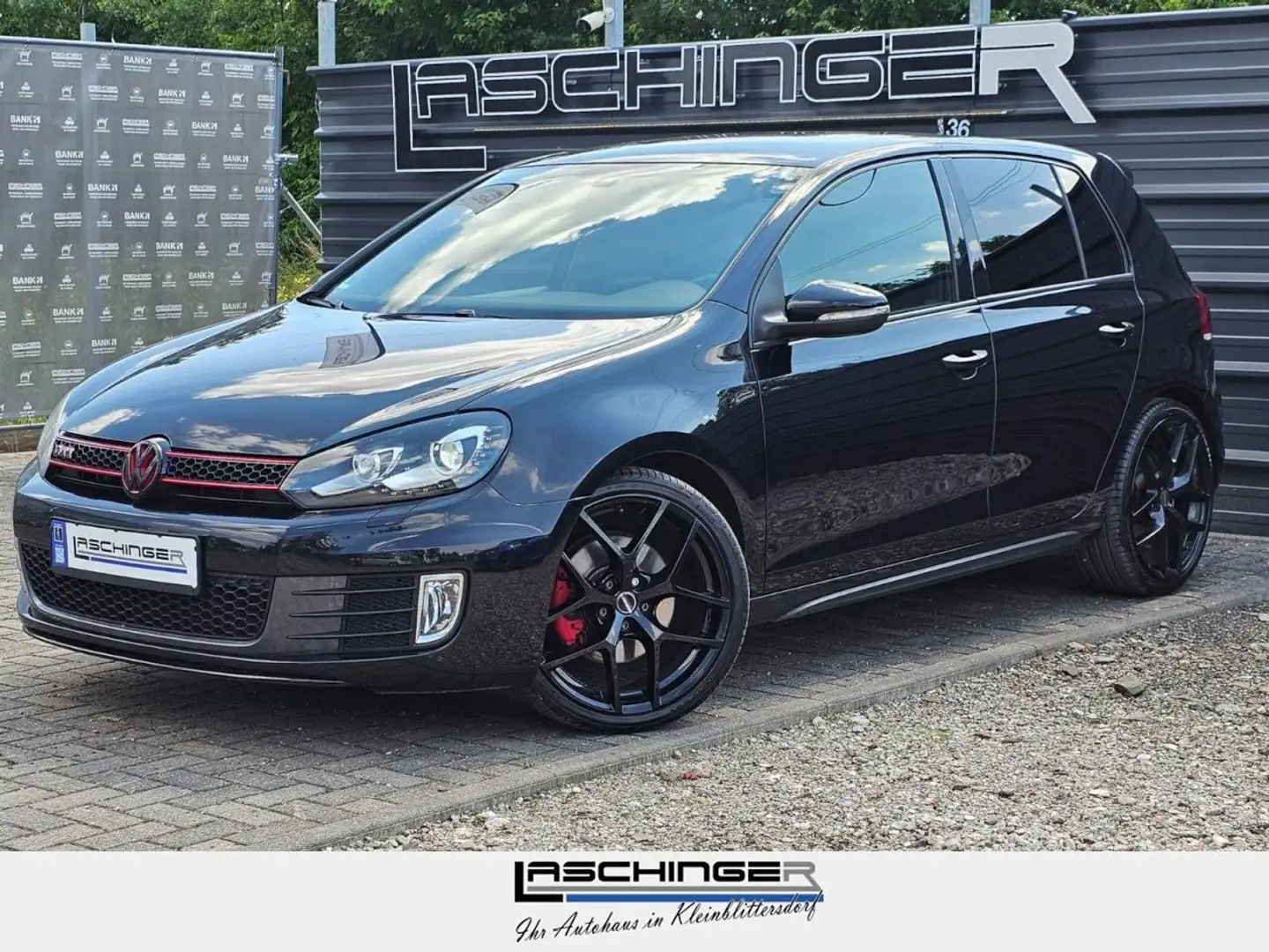Volkswagen Golf VI GTI 2.0 LEDER XENON SHZ PDC SPORTFW GRA Zwart - 1