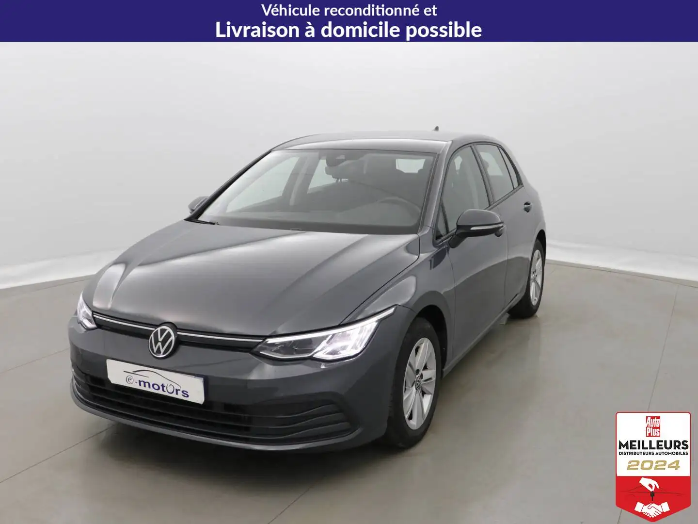 Volkswagen Golf 1.0 eTSI OPF 110 DSG7 Life +GPS +Caméra Gris - 1